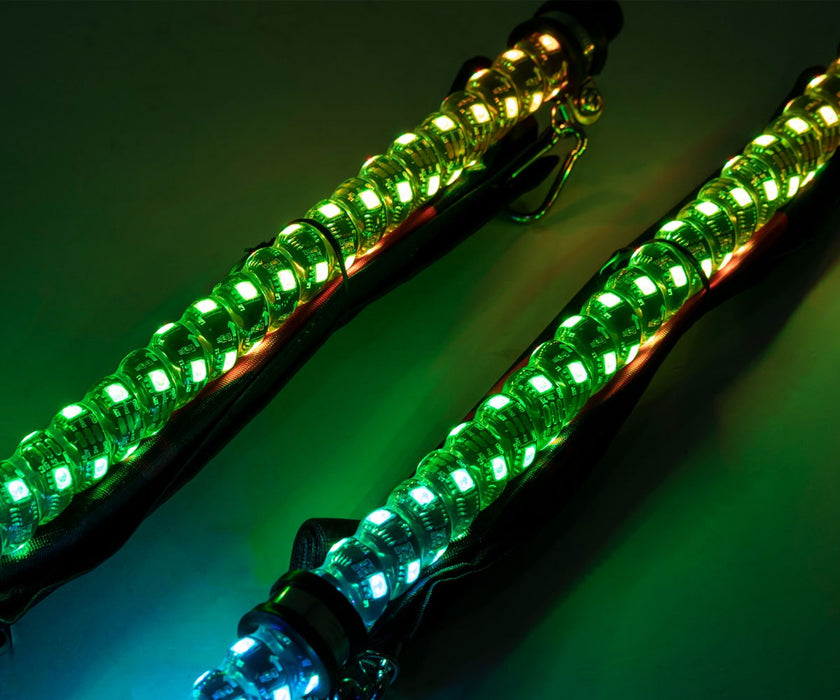 LED Light Whip Kit (2ft) (Pair)